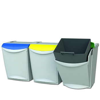 Contenedores selectivos para residuos domésticos y comerciales